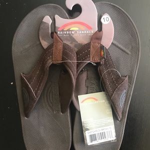 Men’s Rainbow Sandals Dark Brown